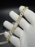 22" 10mm gold over silver moissanite Cuban chain, 18.86ctw D VVS1, 94.9g – Ott Family Jewelry (12)