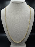 26" 14k Yellow Gold Franco 3mm 34.4g