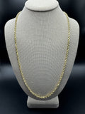 26” 14k Yellow Gold Rope 3.5mm 33.2g