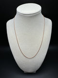 18” 14k Rose Gold Franco 1.3mm 3.1g