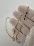 20” 14k Yellow Gold Rope 2.2mm 10.2g