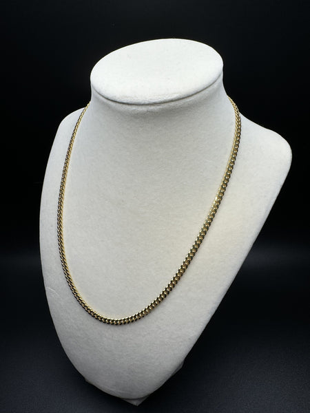 18” 10k Yellow Gold Cuban 4mm 19.84g