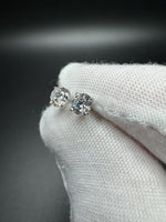 14k White Gold 0.75ctw EGL Certified Lab Diamond Studs