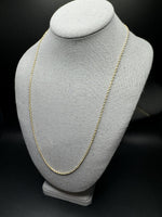 24” 14k Yellow Gold Rope 2mm 6.85g