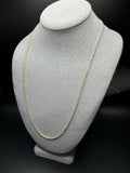 24” 14k Yellow Gold Rope 2mm 6.85g