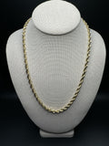 21.5” 10k Yellow Gold Rope 5.5mm 43.24g