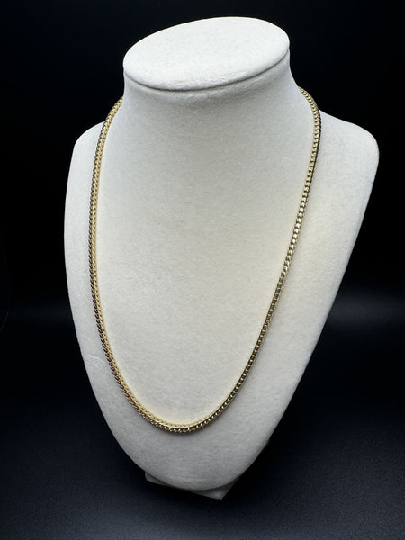 20” 10k Yellow Gold Franco 3mm 24.43g