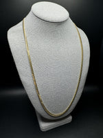 26” 14k Yellow Gold Cuban 4mm 32.2g