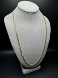 26” 14k Yellow Gold Cuban 4mm 32.2g