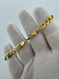 8.25” 14k Yellow Gold Figaro 6.5mm 10.8g