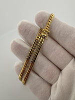 16” 14k Yellow Gold Cuban 4mm 20.4g
