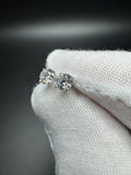 14k White Gold 0.75ctw EGL Certified Lab Diamond Studs