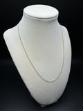18” 14k Yellow Gold Figaro 1.5mm 2.0g
