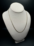 20" 14k Yellow Gold Diamond Cut Mariner 3mm 6.64g