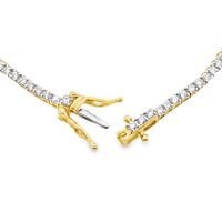 7” 14k Yellow Gold 2ctw VS/VVS Lab Diamond Tennis Bracelet