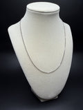 18" 14k White Gold Herme$ Link 1.8mm 3.7g