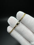 5.5" 10k Yellow Gold Cuban 3mm 3.8g