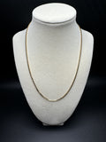 18” 14k Yellow Gold Box Chain 1.7mm 9.7g