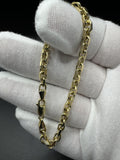7.25” 14k Yellow Gold Herme$ Bracelet 4.5mm 13.0g