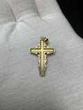 1.25" 14k Yellow Gold Star of David 5mm Bail 1.84g