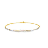7” 14k Yellow Gold 1ctw VS/VVS Lab Diamond Tennis Bracelet