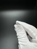 Size 7 14k White Gold 1ct E VS1 Round Lab Diamond Solitaire Engagement Ring EGL Certified 2.1g
