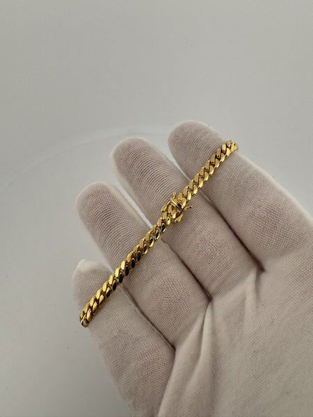 8” 10k Yellow Gold Cuban 5mm 14.9