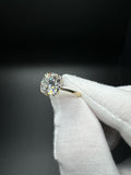 Size 6 14k Yellow Gold 5ct F VS+ Lab Diamond Solitaire Ring 3.5g