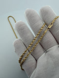 26" 14k Yellow Gold Rope 2.7mm 17.8g