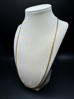 24” 14k Yellow Gold Cuban 3mm 17.5g