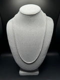 Moissanite Tennis Chains - 2mm (Sterling Silver setting)