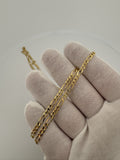 26” 14k Yellow Gold Figaro 3mm 9.8g