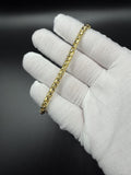 8” 14k Yellow Gold Franco 4.5mm 23.2g