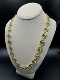 24" 10k Yellow Gold Gu$$i Puff 14mm 36.9g