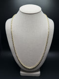 Remaining Balance — 26" 4mm 10K Yellow Gold Solid Rope Chain (Alex Eatmon)