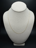 20" 14k Yellow Gold Herme$ Link 1mm 1.91g