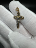 1.25" 14k Yellow Gold Star of David 5mm Bail 1.84g