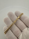 7.25" 14k Yellow Gold Cuban 5.5mm 7.1g