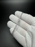 T18 — 7" 14k White Gold 5ctw+ F VS1 Lab Diamond Tennis Bracelet Bundle