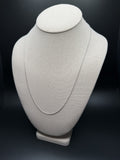 22" 14k White Gold Herme$ Link 1.5mm 3.04g