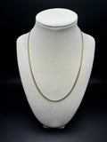 18" 14k Yellow Gold Cuban 2.5mm 10.0g