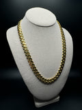 22” 14k Yellow Gold Monaco Cuban 11mm 34.85g