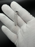 1.5" Silver Cylindrical Pendant with Small Screw Top Removable Spoon Inside