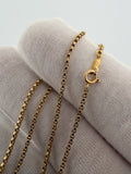 16" 14k Yellow Gold Rolo Link 1.5mm 2.66g