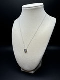18" 14k White Gold Chain & Bezel Set 1ct VS/VVS EGL Certified Lab Diamond Solitaire Pendant