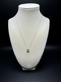 18" 14k White Gold Chain & Bezel Set 1ct VS/VVS EGL Certified Lab Diamond Solitaire Pendant