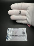 18" 14k White Gold Chain & Bezel Set 1ct VS/VVS EGL Certified Lab Diamond Solitaire Pendant