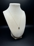 18" 14k Yellow Gold Chain & Bezel Set 1ct VS/VVS EGL Certified Lab Diamond Solitaire Pendant