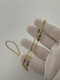 20" 14k Yellow Gold Diamond Cut Mariner 3mm 6.64g