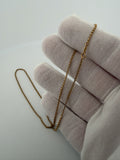 16" 14k Yellow Gold Rolo Link 1.5mm 2.66g
